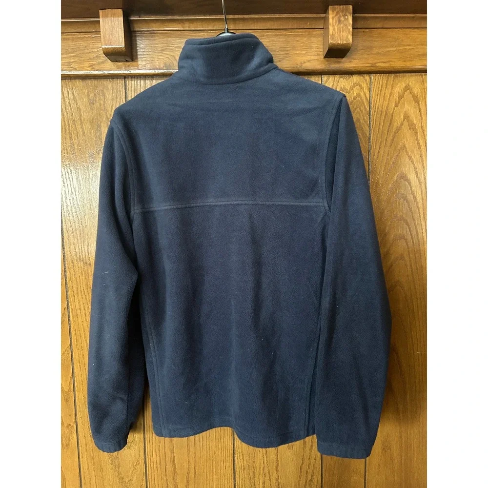 Columbia Fleece Jacket Navy Blue Full Zip Size S